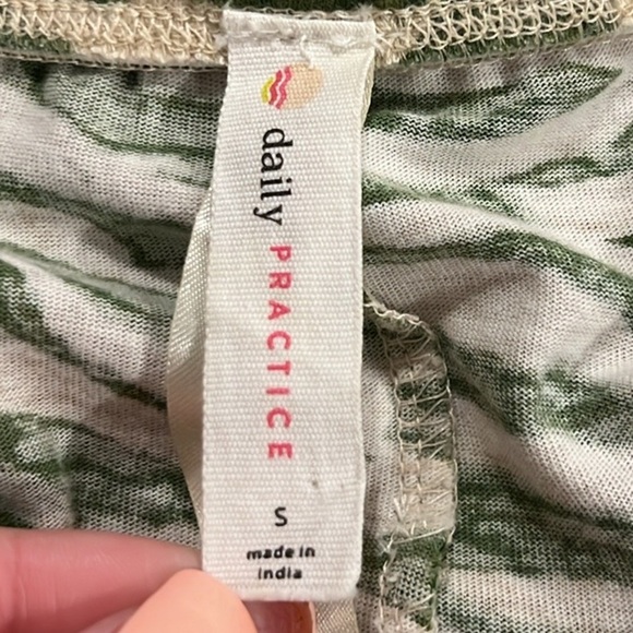 Daily Practice by Anthropologie The montego pant wide leg zebra print Small - Picture 6 of 8